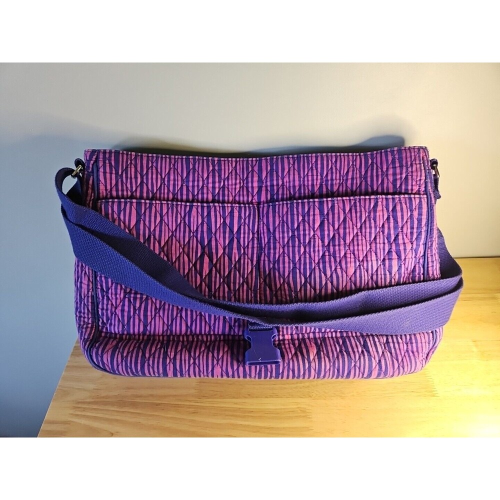 Vera Bradley Stylish Laptop Messenger, Absolute Perfect Bag for School & Work
